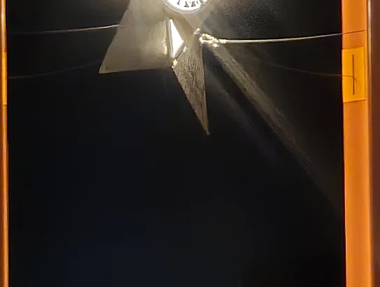 Kaleidozyklus bei Nacht Der umgebaute Kaleidozyklus im Mediaturm bei Nacht