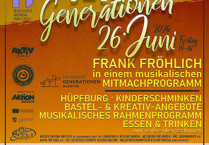 Programmflyer "Fest der Generationen" 2026