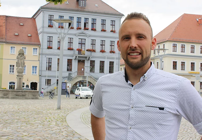 Wirtschaftsförderer Manuel Saring
