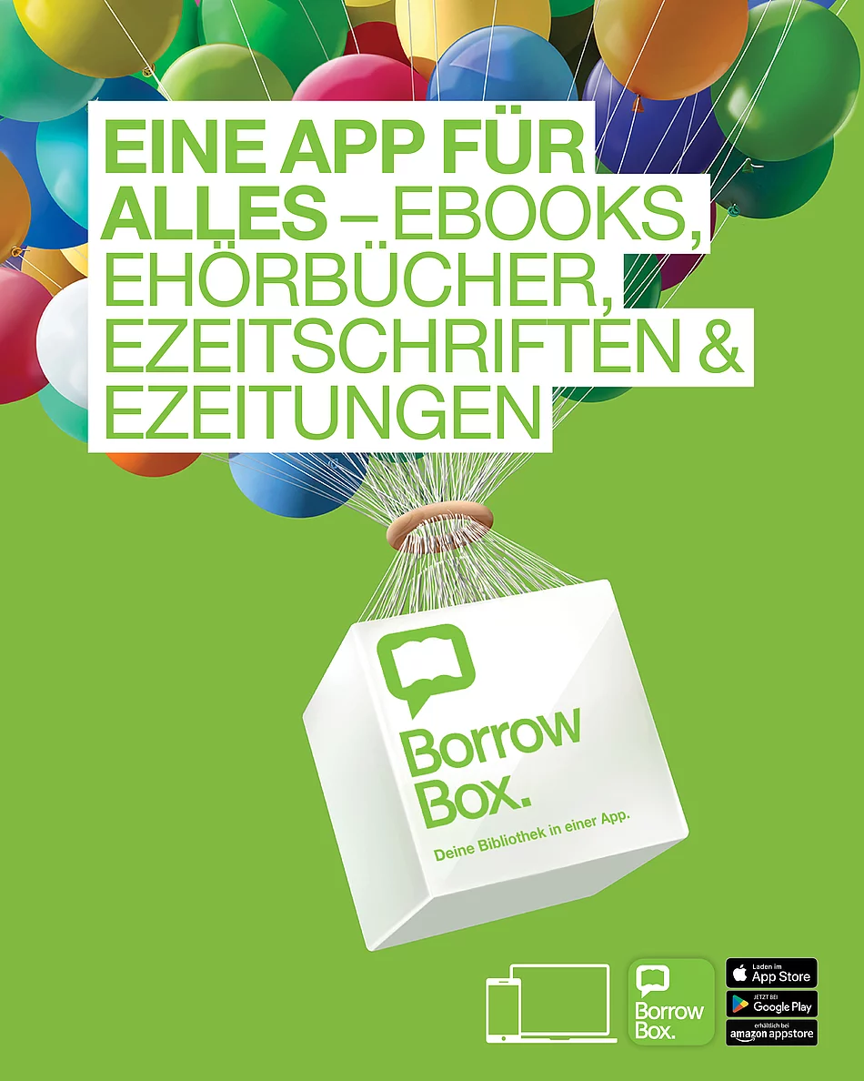 Eine App für alles: Borrowbox.